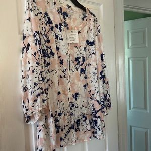 Brand new ladies X-Large blouse 3/4 sleeves